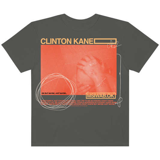 MSIWAB.OK LYRIC TEE - ALBUM COLLECTION (GREY)