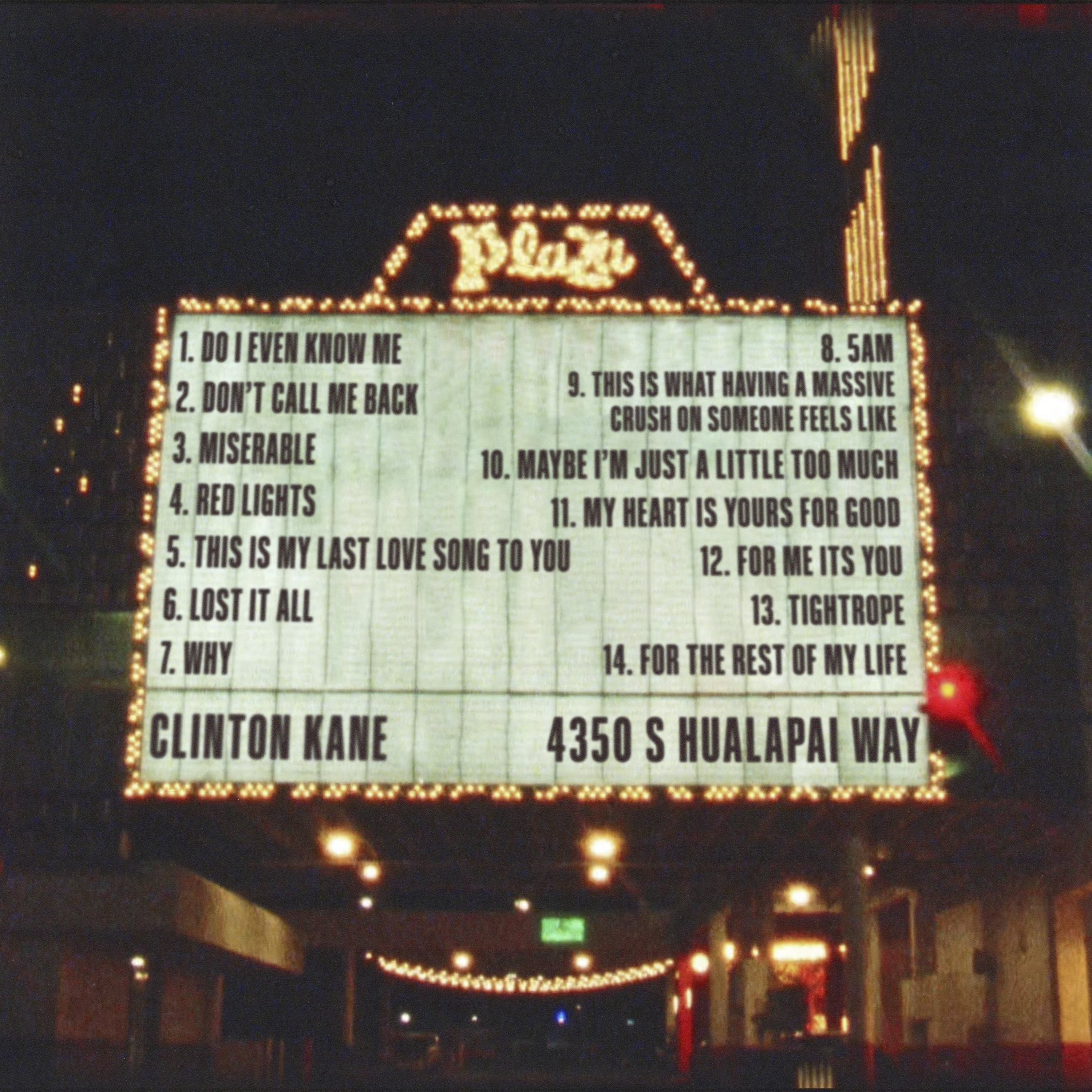 4350 S Hualapai Way Black Vinyl LP – Clinton Kane Merch